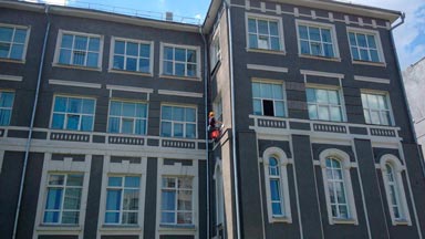 Мытье фасадов 