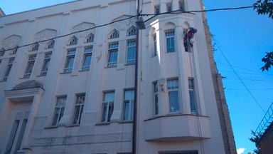 Ремонт и покраска фасада